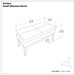 Carlson - Ottoman Bench, Mid Century Design Simpli-Home