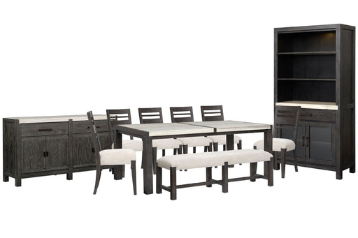 Plum Creek - 10 Piece Rectangular Dining Table Set Magnussen Furniture