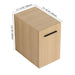 Floating Bathroom Vanity Single Door Base Cabinet, Wall Mounted Storage - Light Oak Home Essentials