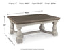 Havalance - Rectangular Cocktail Table - Gray / White Signature Design by Ashley®