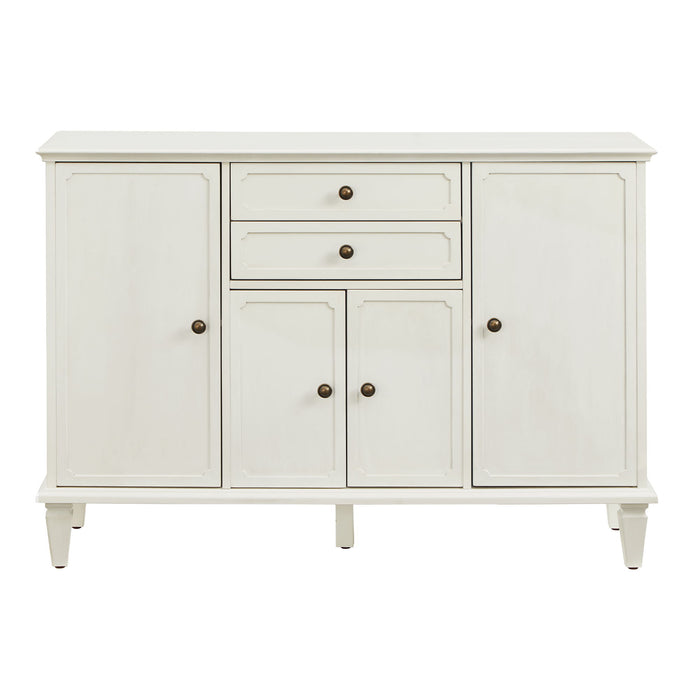 Sideboard Buffet Cabinet With 4 Doors And 2 Drawers, Console For Kitchen Home Essentials