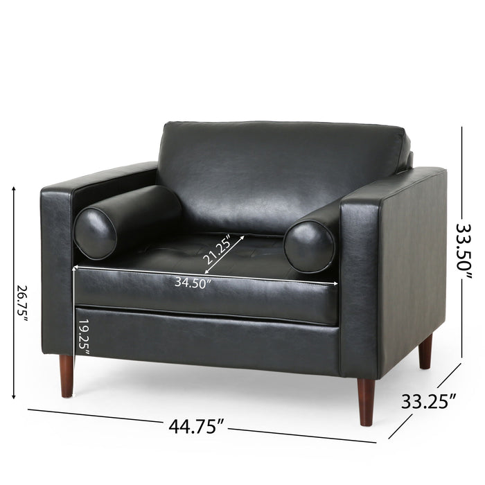 Sophisticated Club Chair With Relaxing Comfor