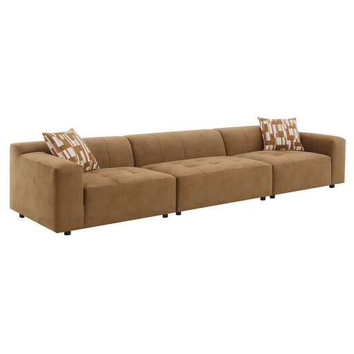 Zoey - Modular - RF Arm Chair With Pillow - Chocolate Suede ACME