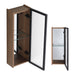 10" Bathroom Wall Mirror Cabinet With Door, Adjustable Shelf - Imitative Oak Home Essentials