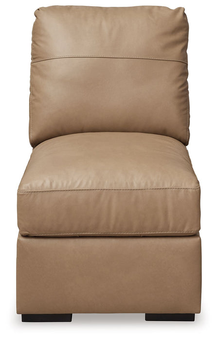 Bandon - Armless Chair - Toffee Signature Design by Ashley®