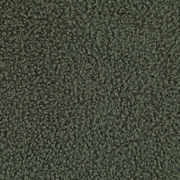 Keita - Upholstered Round Ottoman - Green