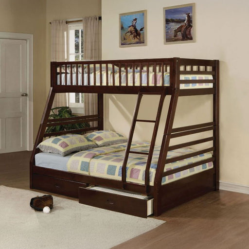 Jason - Twin Over Full Bunk Bed - Espresso ACME
