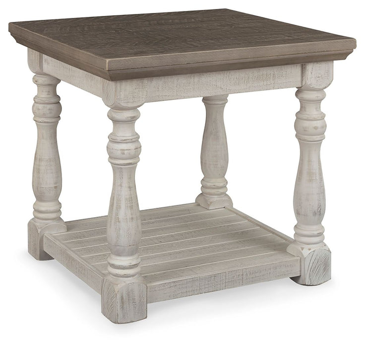 Havalance - Rectangular End Table - Gray / White Signature Design by Ashley®