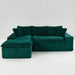 Modular Sofa, Convertible Twin Seat With Chaise Lounge Home Essentials