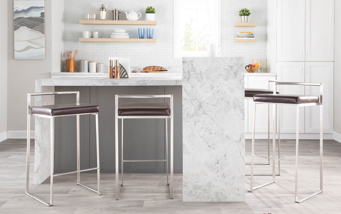 Fuji - Contemporary Stackable Design Barstool Lumi Source