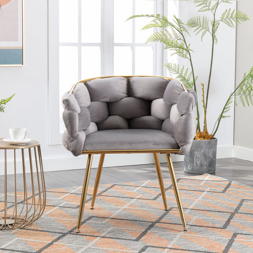 Luxury Modern Simple Leisure Single Sofa Chair Bedroom Lazy Person Household Dresser Stool Manicure Table Back Chair Home Essentials