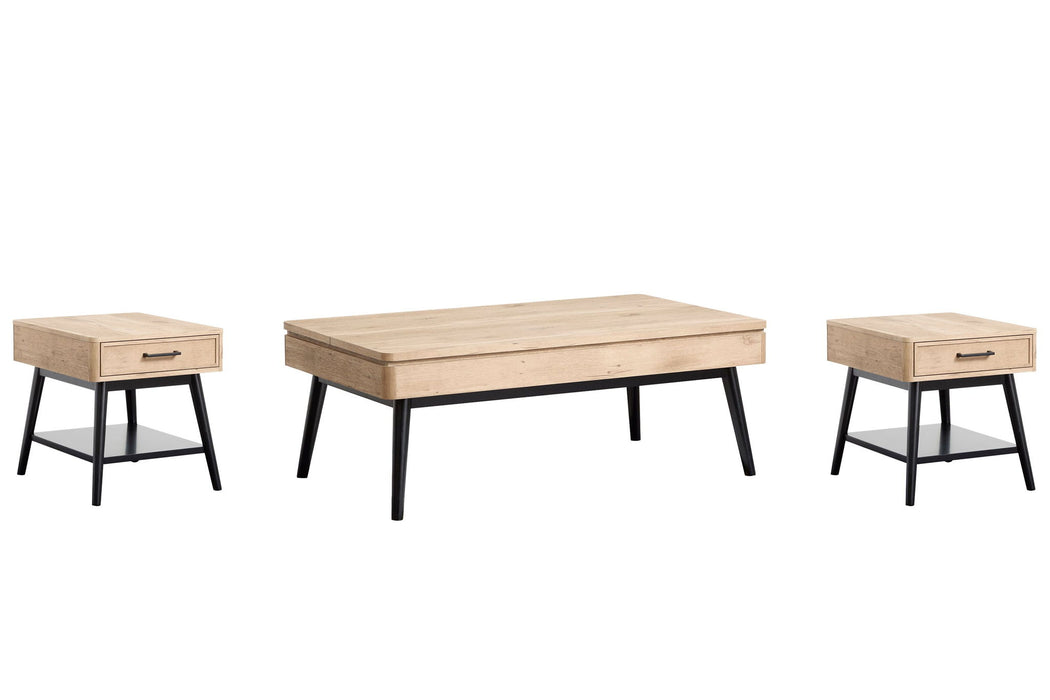Fletcher - Lift Top Storage Cocktail Table Set Magnussen Furniture