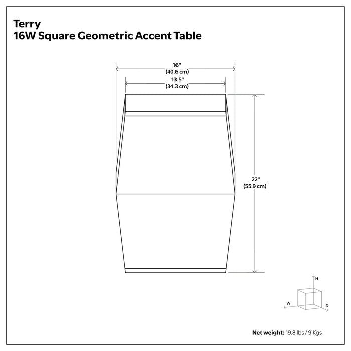 Terry - Side Table Simpli-Home
