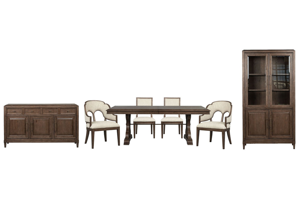 Jubilee - Extendable Trestle Dining Table Set Magnussen Furniture