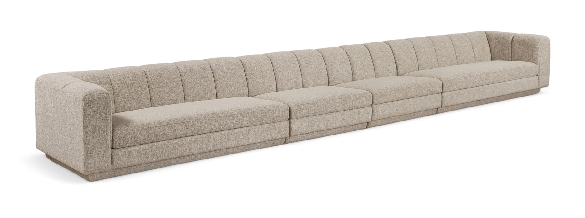 Modari - Sectional - Beige Meridian Furniture