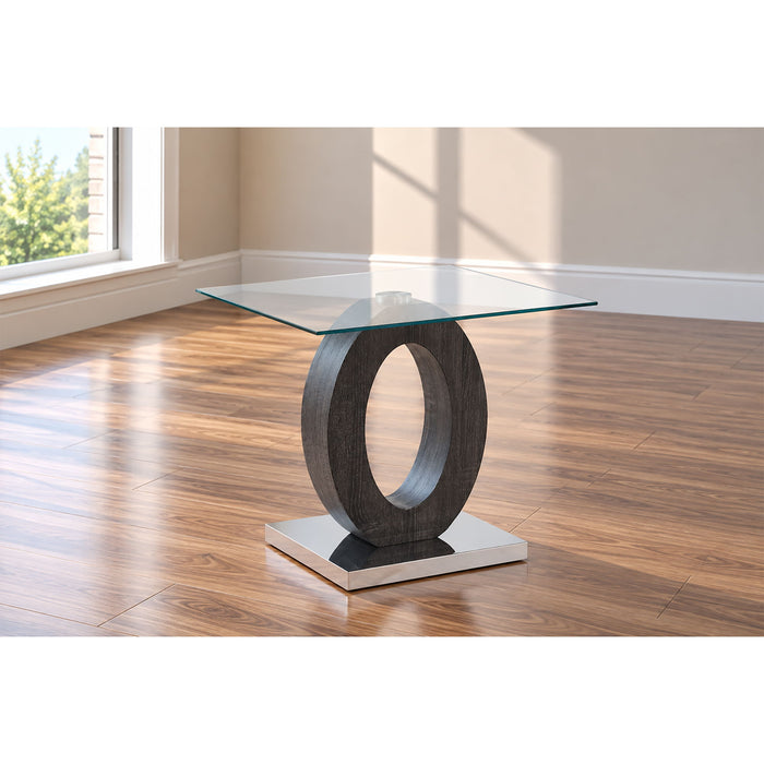 Tracker - End Table - Brown White Global Furniture USA