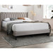 Platform Bed With Diamond Tufted Headboard Home Essentials