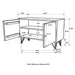 Eileen - 2 Door Storage Accent Cabinet Furniture Max