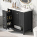 Modern Bathroom Vanity With Sink Top, 2 Doors And 2 Drawers Hearth and Haven