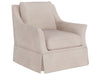 Henri - Skirted Swivel Chair, Special Order - Beige Universal Furniture