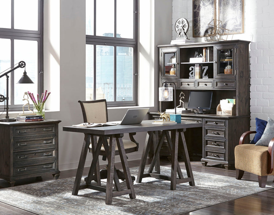 Sutton Place - Swivel Chair - Weathered Charcoal Magnussen Furniture