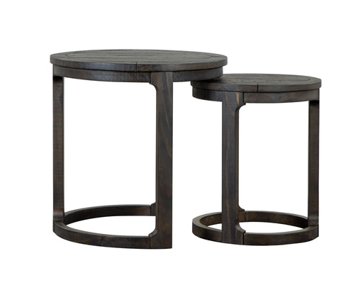 Boswell - Round Nesting End Table - Peppercorn Magnussen Furniture