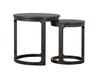 Boswell - Round Nesting End Table - Peppercorn Magnussen Furniture
