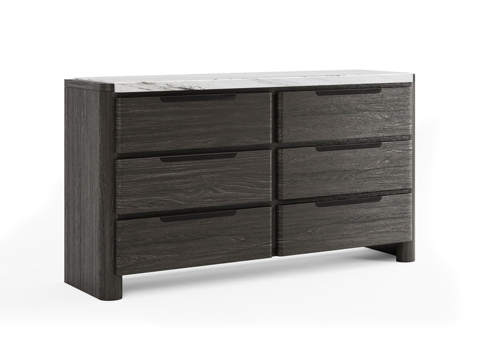 Keaton - Double Drawer Dresser - Black Magnussen Furniture