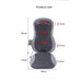 Therapeutic Shiatsu Massage Cushion With Heat Function, Polypropylene - Gray Daily Nest