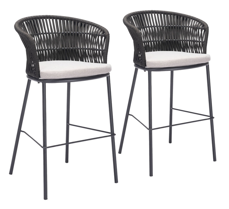 Freycinet - Barstool (Set of 2) Zuo Modern