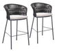 Freycinet - Barstool (Set of 2) Zuo Modern