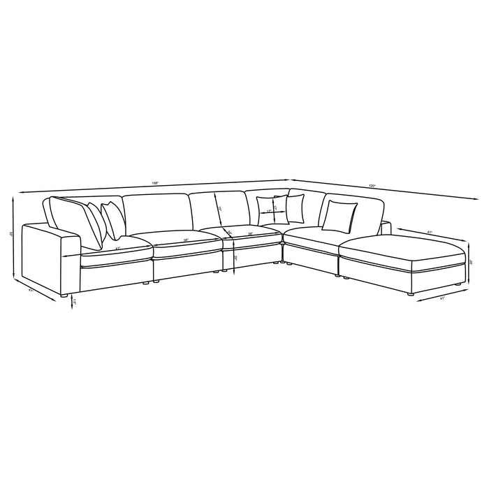 Rhette - Upholstered Sectional Furniture Max