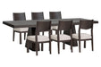 Tauren - 7 Piece Extendable Double Pedestal Dining Table Set Magnussen Furniture