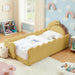 Cute Dinosaur Shaped Bed With Safety Guardrail, Toddler Frame Home Essentials