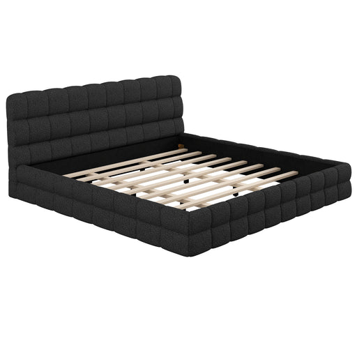 Upholstered Platform Bed With Headboard Dreamland