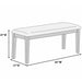 Cushion Padded Seat Dining Room Bench - Walnut Home Essentials
