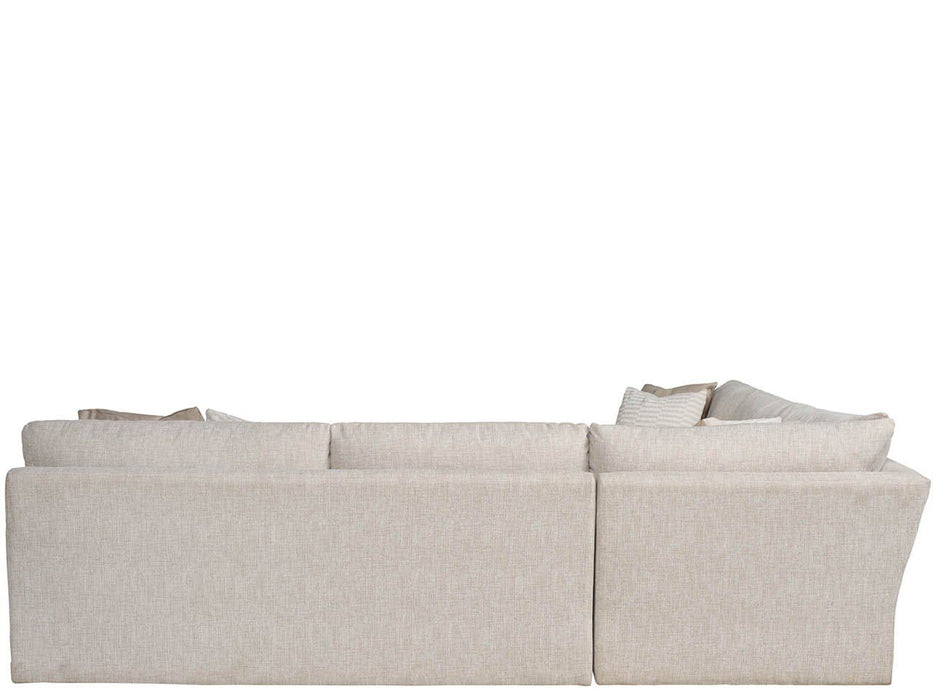 Hadlee - Loveseat 3 Piece Sectional - Gray