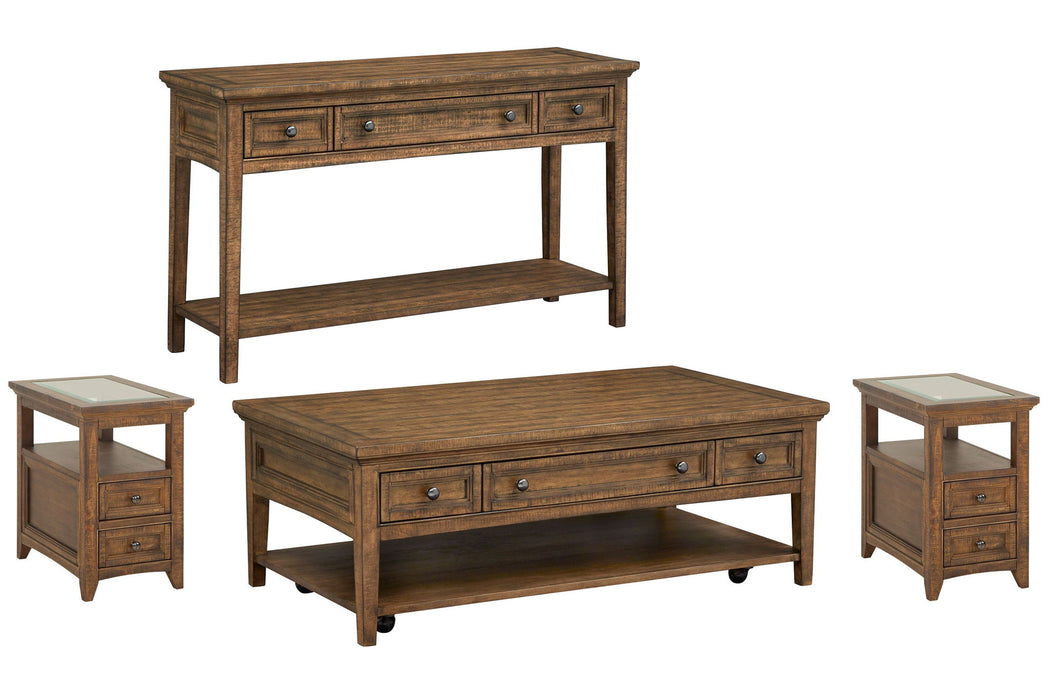 Bay Creek - Rectangular Cocktail Table Set Magnussen Furniture