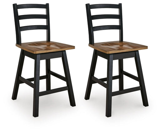 Wildenauer - Swivel Stool (Set of 2) Signature Design by Ashley®