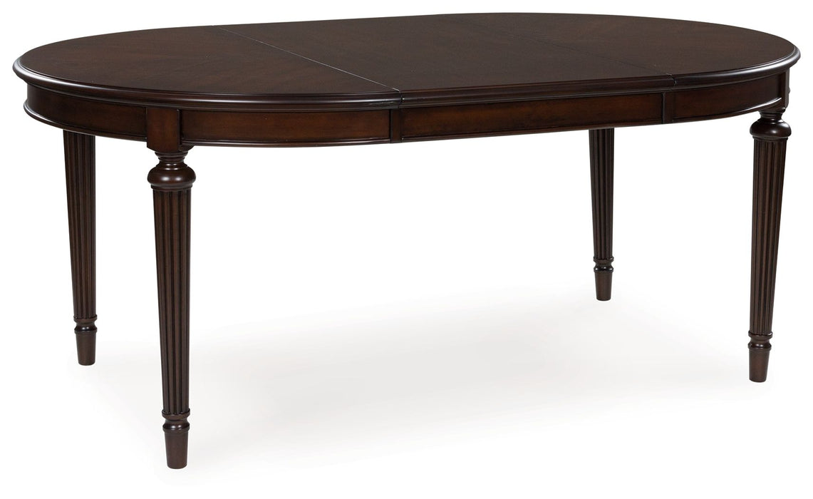 Lavinton - 8 Pc. - Dining Room Extension Table, 6 Side Chairs, Server - Brown Signature Design by Ashley®