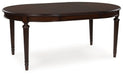 Lavinton - 8 Pc. - Dining Room Extension Table, 6 Side Chairs, Server - Brown Signature Design by Ashley®