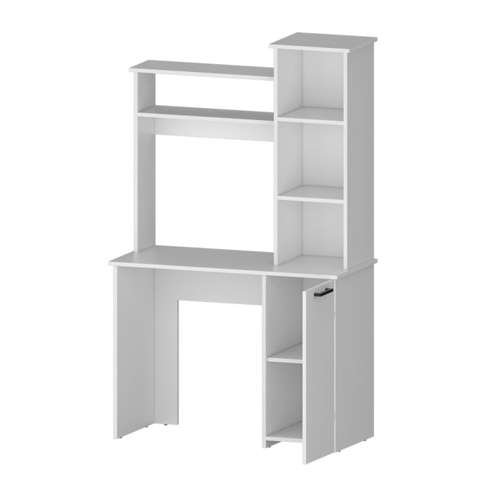 Computer Desk With Hutch - White