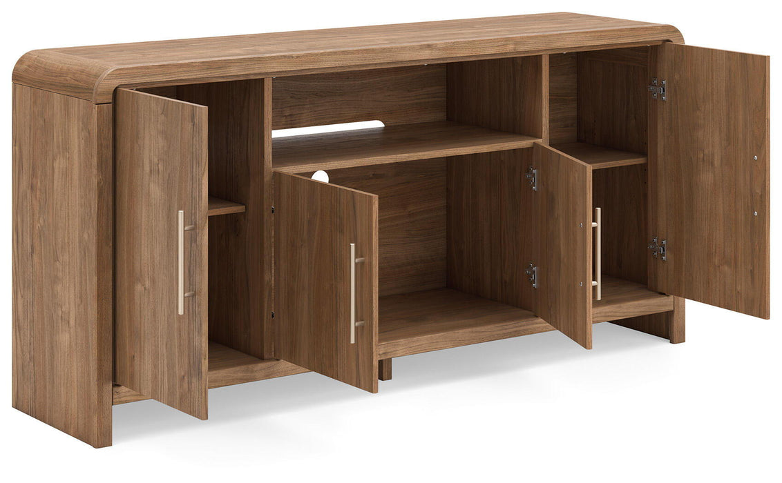 Dovander - Extra Large TV Stand - Brown Signature Design by Ashley®