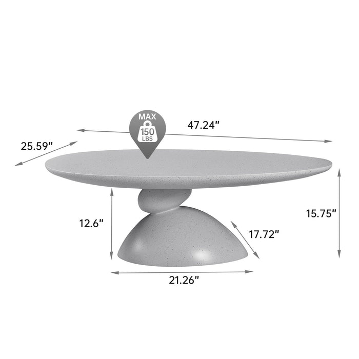Lucky Stone Shaped Table Home Essentials