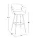 Margarite - Contemporary Barstool (Set of 2) Lumi Source