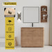 Freestanding Bathroom Vanity With Sink, 2 Soft Close Doors & Storage Rack Home Essentials