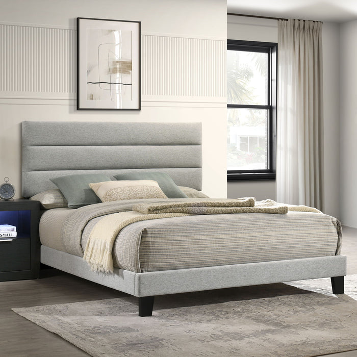Asher - 6/6 Eastern King Bed - Smoke New Classic