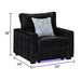 Rita - Accent Chair With LED Underlighting Matrix Furniture Group