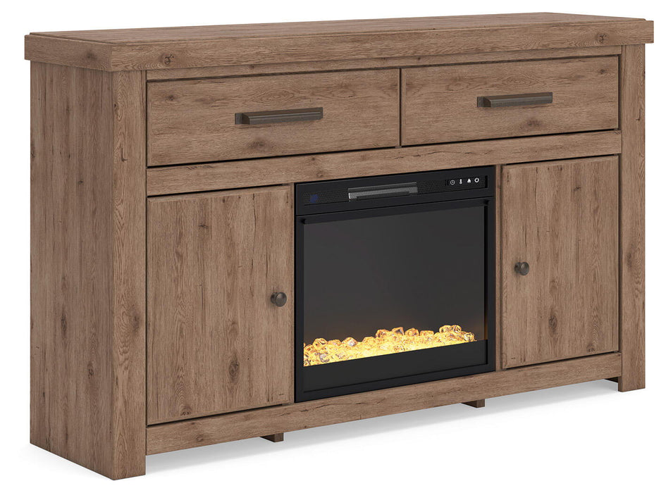 Garistyn - TV Stand With Fireplace Option Signature Design by Ashley®