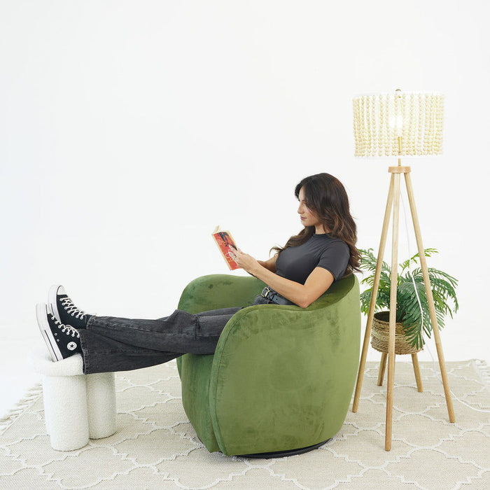 Renee - Swivel Chair - Green Ashcroft Furniture